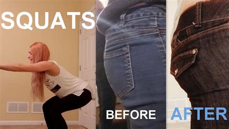 Squats Before And After My 10 Day Squat Challenge Real Af Youtube