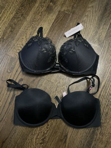 Nwt Victorias Secret Very Sexy Push Up Bra Bundle Of Two Lace Flower 34 C Ebay