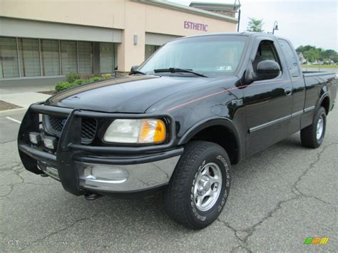 1997 Black Ford F150 XLT Extended Cab 4x4 83500355 Photo 2 GTCarLot