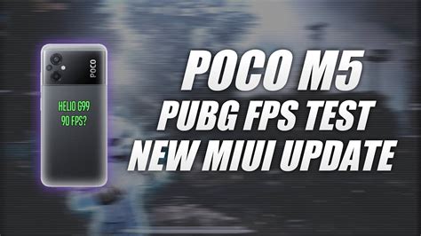 Poco M5 PUBG Gameplay Test Poco M5 New India Stable Update FPS TEST