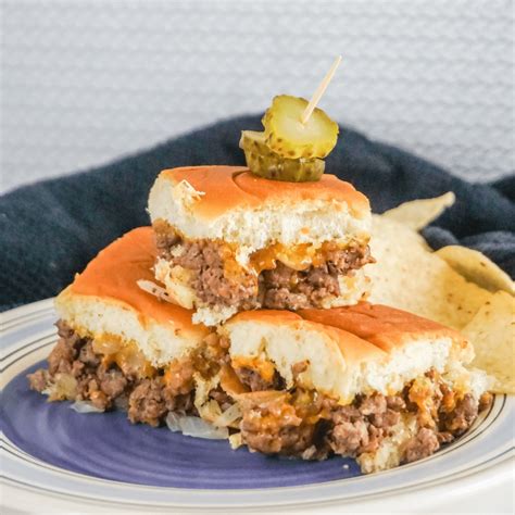 Cheeseburger Sliders Nerdy Mamma