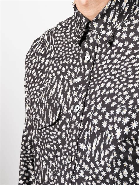 Paul Smith Floral Print Cotton Lyocell Shirt Farfetch