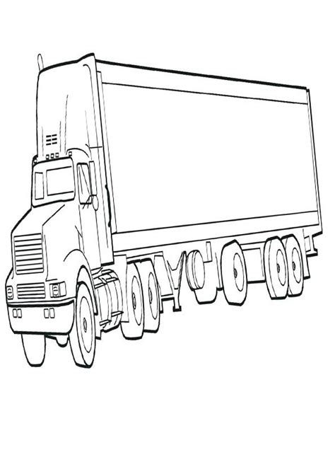 Big Dumping Truck Coloring Page. Free printable Dumping Truck Coloring Pages For kids download ...