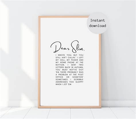 Eminem Poster Stan Print Eminem Lyrics Slim Shady Hip Hop - Etsy