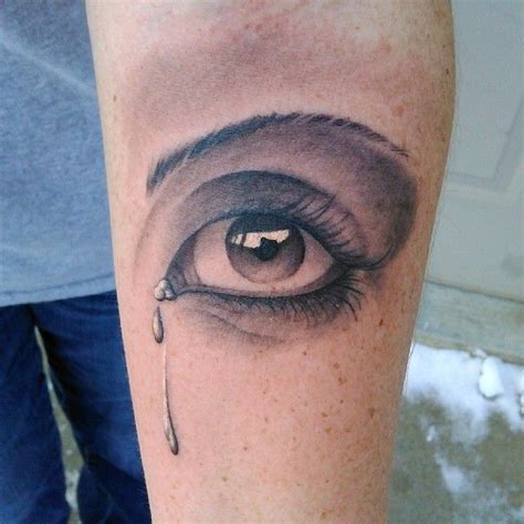 12 Best Crying Eye Tattoo Images On Pinterest Crying Eyes Eye