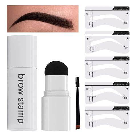 Buy Eyebrow Stamp Stencil Kit One Step Brow Stamp Shaping Kit