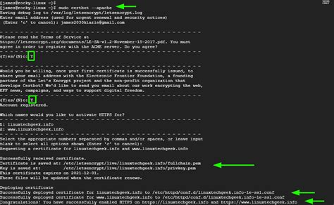 How To Encrypt Apache Webserver With Lets Encrypt SSL Certificate On