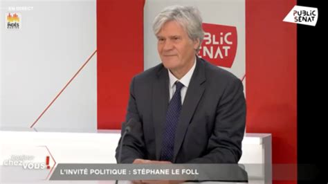 Stéphane Le Foll l a dit dans Bonjour Chez Vous sur Public Sénat