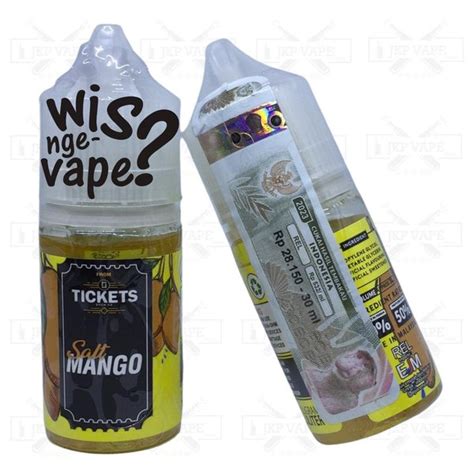 Jual Tickets Salt Mango Ml Saltnic Premium Liquid Vape By Ejm Di