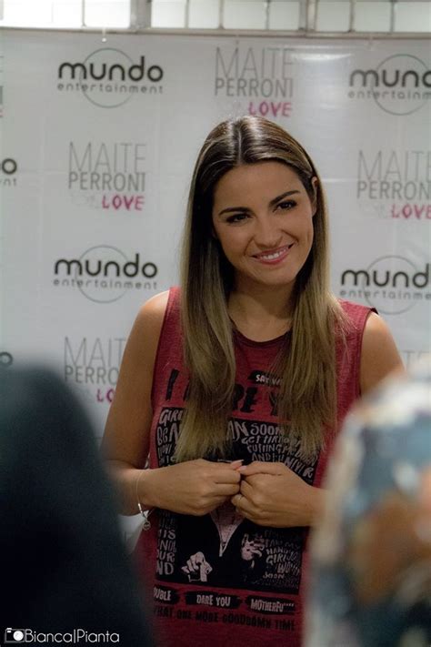 Maite Perroni Em Coletiva De Imprensa Em São Paulo Brasil 190716