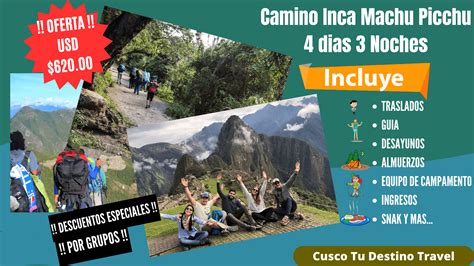 Camino Inca Machu Picchu Barato D As Ofertas