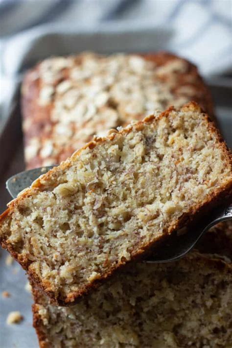 Easy Oatmeal Banana Bread • Unicorns In The Kitchen