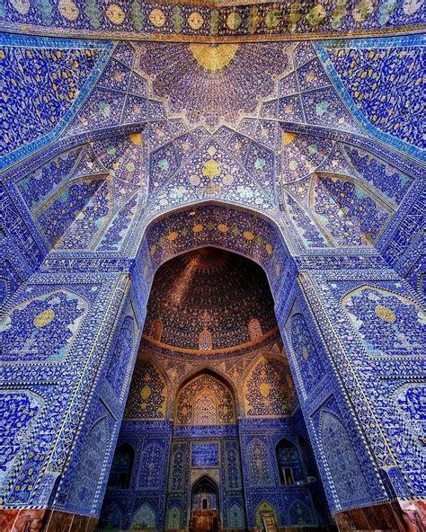 Shah Mosque Isfahan Iran Construction Began In 1611 During The