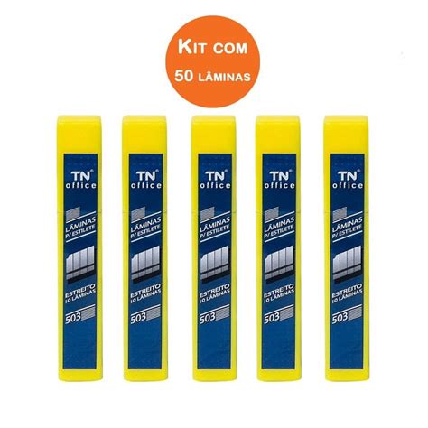 Kit Lamina Para Estilete Estreito Mm Un Tn Shopee Brasil