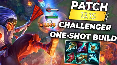 Patch One Shot Build In Challenger Elo Challenger Rank