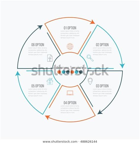 Тонколинейный инфографический элемент. Линейная плоская диаграмма ...