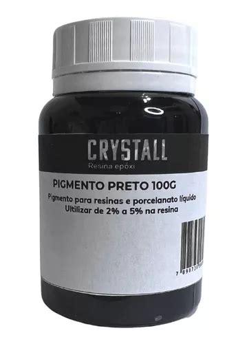 Pigmento Cristal Em Pasta Preto G Parcelamento Sem Juros