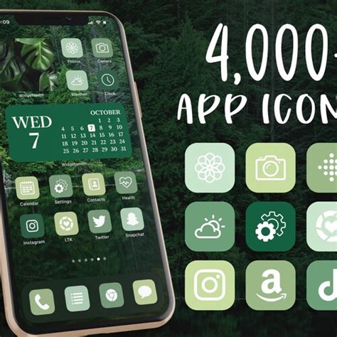 Green Neon App Icons Neon Aesthetic Ios Icons Iphone Icon Etsy