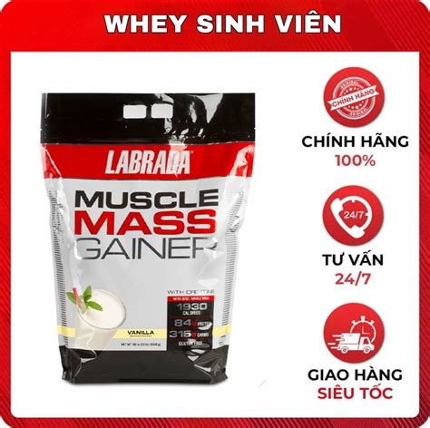 Muscle Mass Gainer 5 4kg Labrada Wheysinhvien