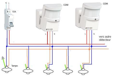 Schema Branchement Detecteur De Mouvement Avec Interrupteur