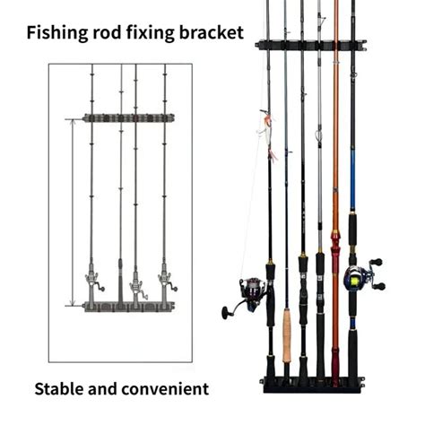 Zngyxn Heavy Duty Sturdy Vertical Modular Wall Mount Fishing Rod