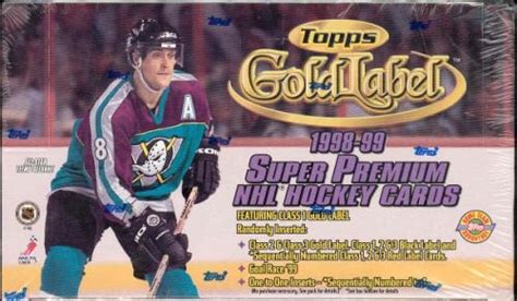 199899 Topps Gold Label Hockey Hobby Box Da Card World