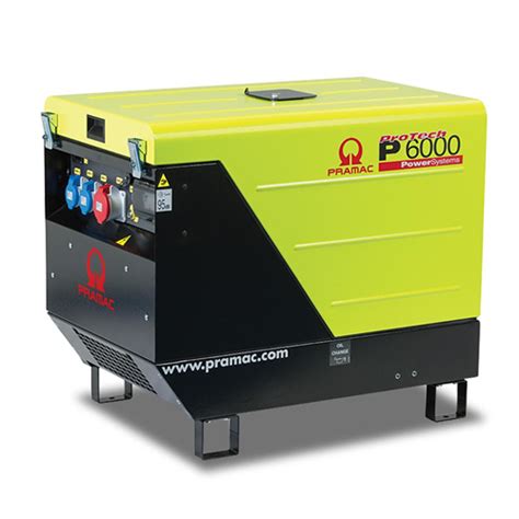 Pramac P6000 5.9kVA Silenced Diesel Generator - Generator Store