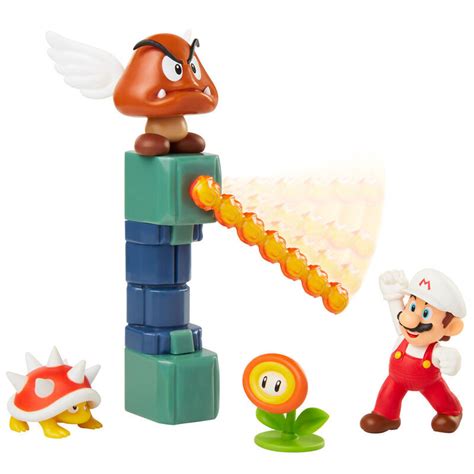 Conjunto Figuras Super Mario Castelo De Lava Loja Da Crian A