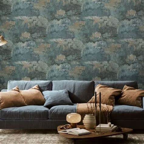 stylish living room wallpaper  dubai elevate  space
