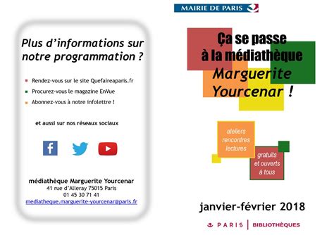 Calaméo Brochure Animations Janvier Février 2018