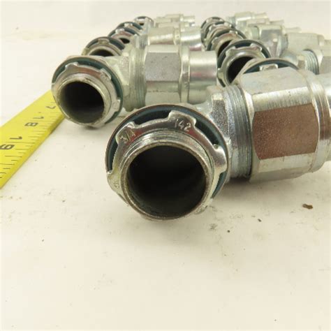 T B 3 4 Non Insulated 90 Malleable Iron Liquidtight Grip Connector