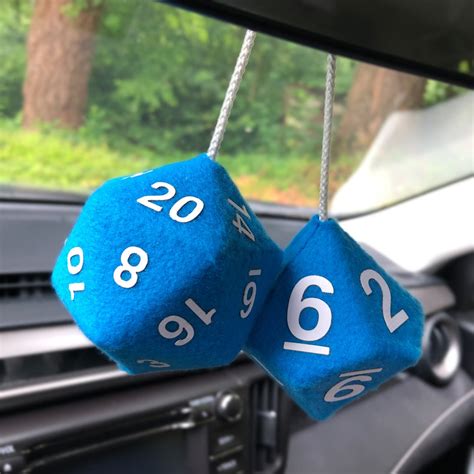 Custom Fuzzy Dice D20 D12 D10 D8 Restocked Every Etsy Australia