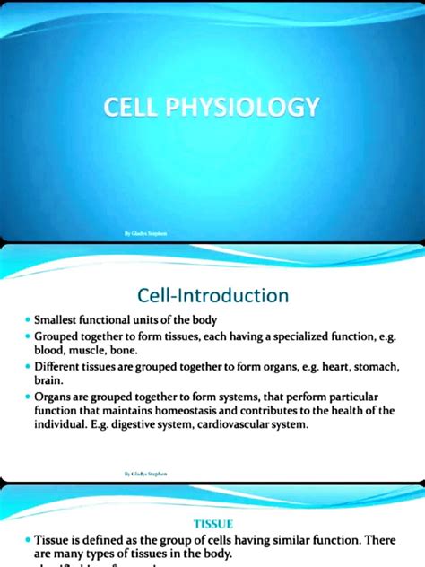 Cell Physiology Full | PDF