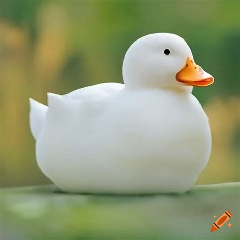 Chubby White Duck On Craiyon