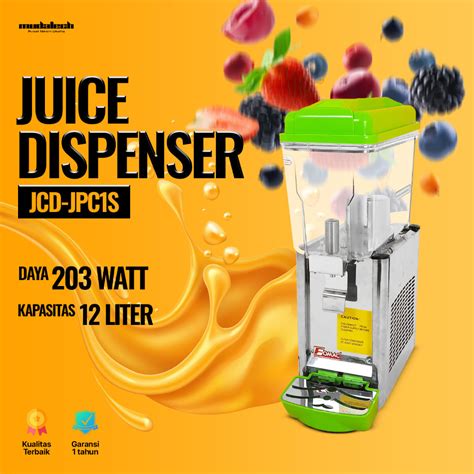 Jual Juice Dispenser 1 Tabung Dengan Pendingin JCD JPC1S FOMAC Shopee