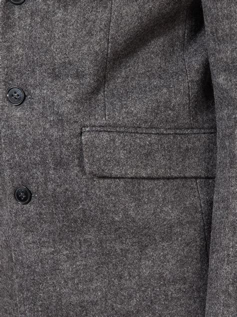 Manteau Long Esprit Lainage Gris Kiabi