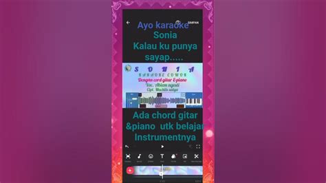 Sonia Karaoke Cowok Abiem Ngesti Dilengkapi Dengan Chord Gitar Andpiano