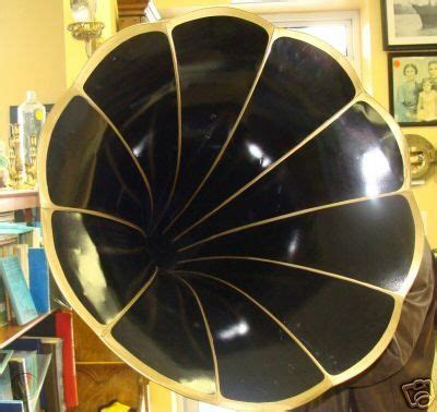 vintage Thomas Edison Phonograph horn | #45509335