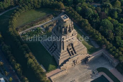 Luftbild Leipzig Geschichts Denkmal Völkerschlachtdenkmal in Leipzig