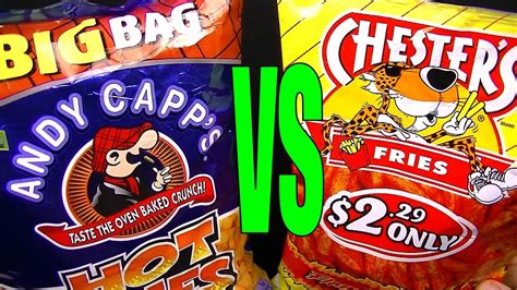 Andy Capps Hot Fries Vs Chesters Flamin Hot Fries Foodfights Cheep Vs Expensive Challenge