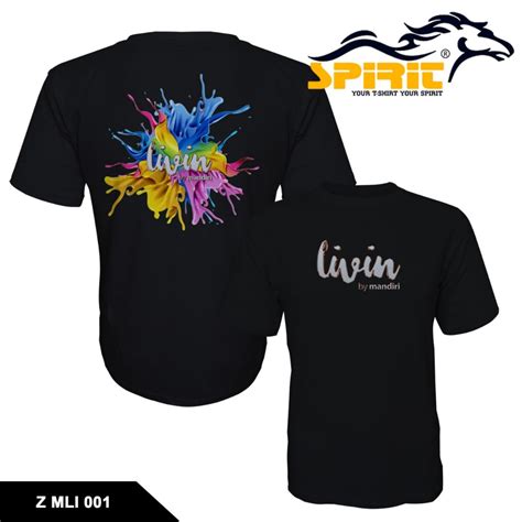 Jual Kaos Livin By Mandiri Terbaru Baju Bank Mandiri Digital Livin By