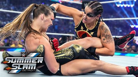 Ronda Rousey Vs Shayna Baszler Mma Rules Match Summerslam