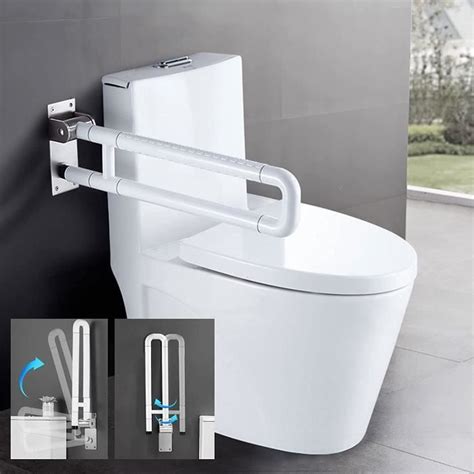 Barre D Appui Pliable Pour Toilettes Barres D Appui Salle De Bains