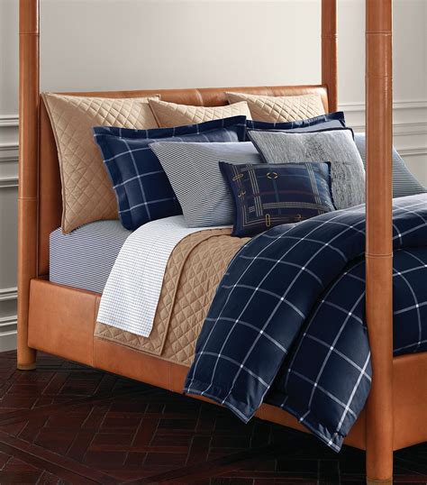 Ralph Lauren Home Navy Modern Equestrian Single Duvet Cover 140cm X