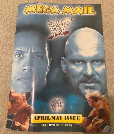 WWF WWE MEGA MIAL SILVER VISION VHS WRESTLING BOOKLET UK Stone Cold The