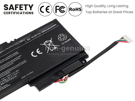 Toshiba Satellite P T B Long Life Replacement Battery Canada Laptop