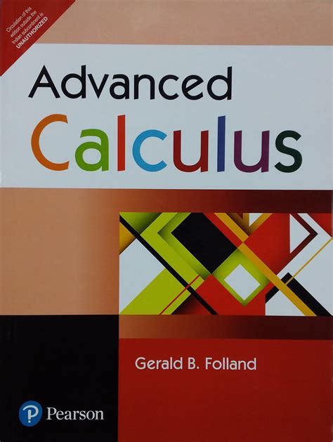 Advanced Calculus By Gerald B. Folland (9788131768570) - Universal Book ...