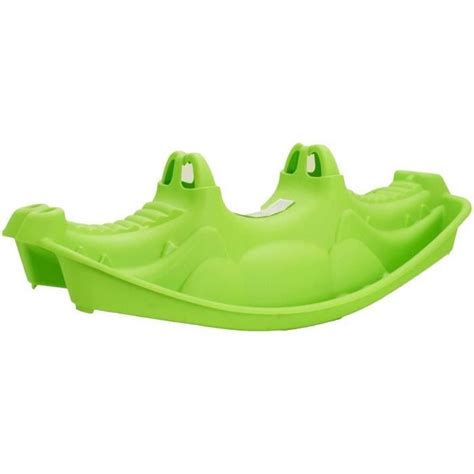 Globe 38564 Crocodile à bascule pour 2 enfants 101x40x38 cm Vert