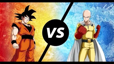 غوكو ضد سايتاما Goku Vs Saitama Youtube