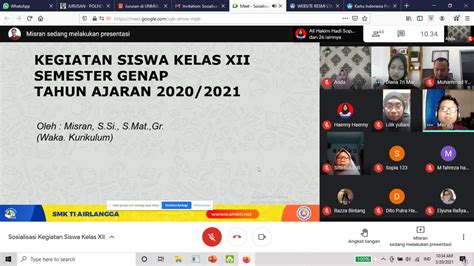 Smk Ti Airlangga Samarinda Sosialisasi Kegiatan Kelas Xii Kepada Orang